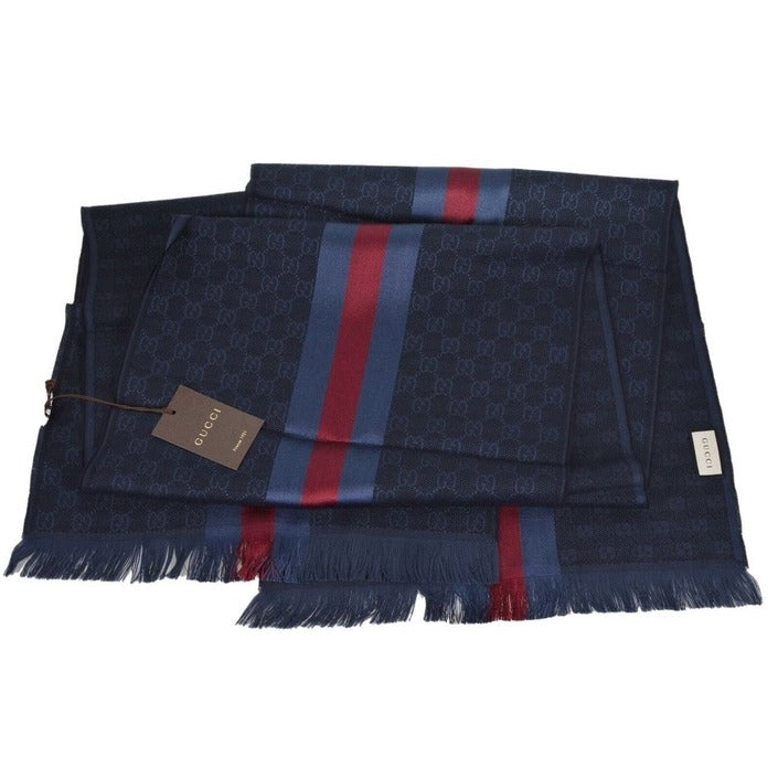 Gucci Men's Scarf 35x180 Blue
