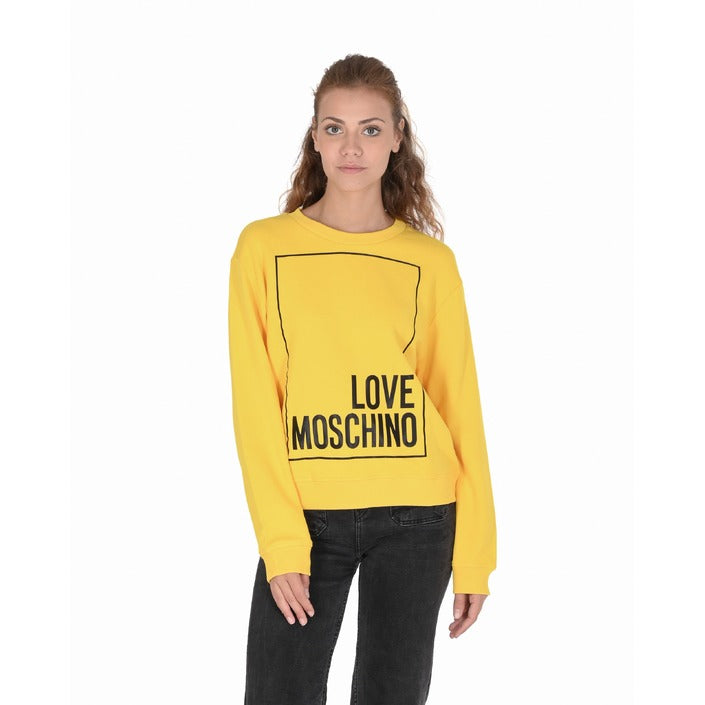 Love Moschino Women's Sweatshirt YELLOW