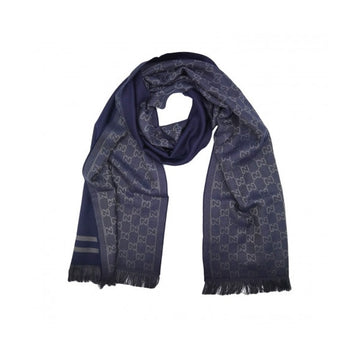 Gucci Men's Scarf 33x180 Navy