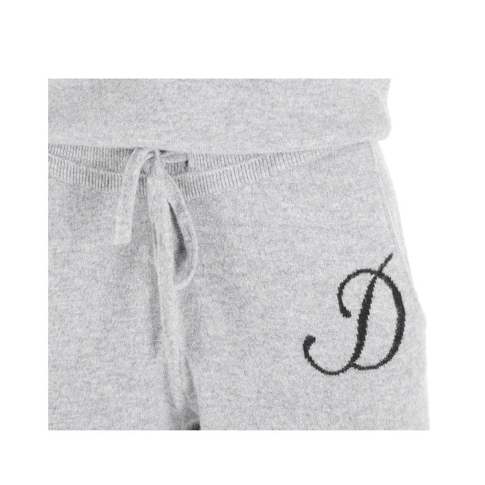 Crown of Edinburgh Cashmere Track Pants MORNINGSIDE GREY D