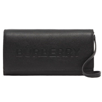Burberry Henley Leather Crossbody Bag Purse Black