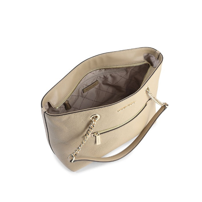 Michael Kors Medium front zip Chain Tote Bag CAMEL