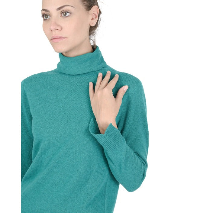 Crown of Edinburgh Cashmere Women's Turtleneck Sweater JADE