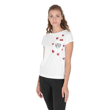 Love Moschino Women's T-Shirt OPTICAL WHITE