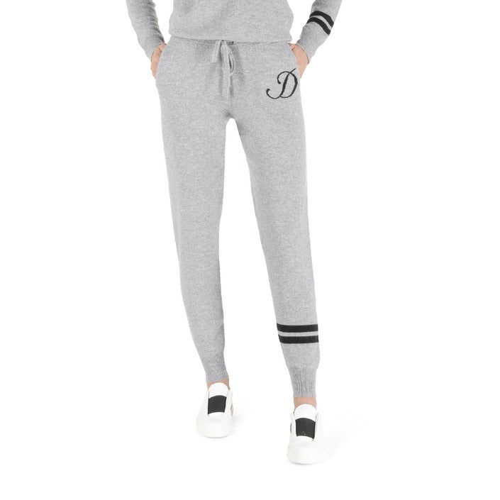 Crown of Edinburgh Cashmere Track Pants MORNINGSIDE GREY D