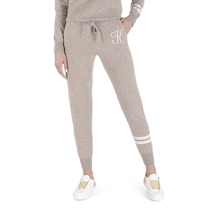Crown of Edinburgh Cashmere Track Pants MORNINGSIDE CAMEL K