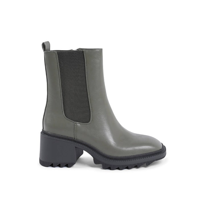 19V69 ITALIA by VERSACE Women's Ankle Boot Green MILITARY