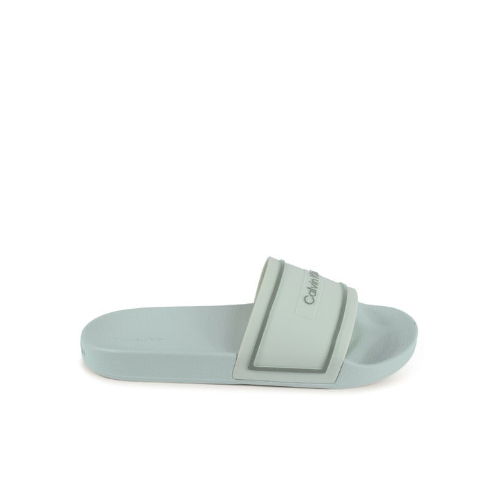 Calvin Klein Women's Slide Green