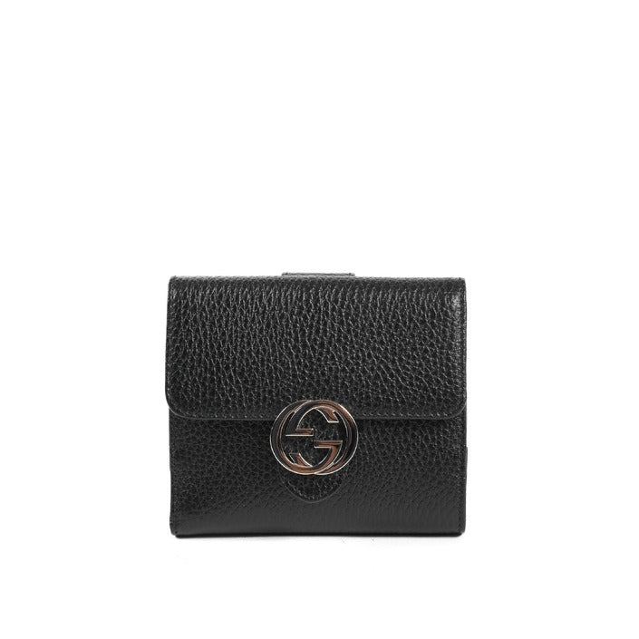 Gucci - Gucci Leather Interlocking small wallet