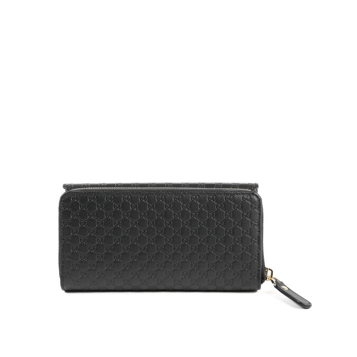 Gucci Guccissima leather wallet with zip