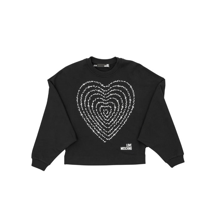Love Moschino Women's Sweatshirt BLACK