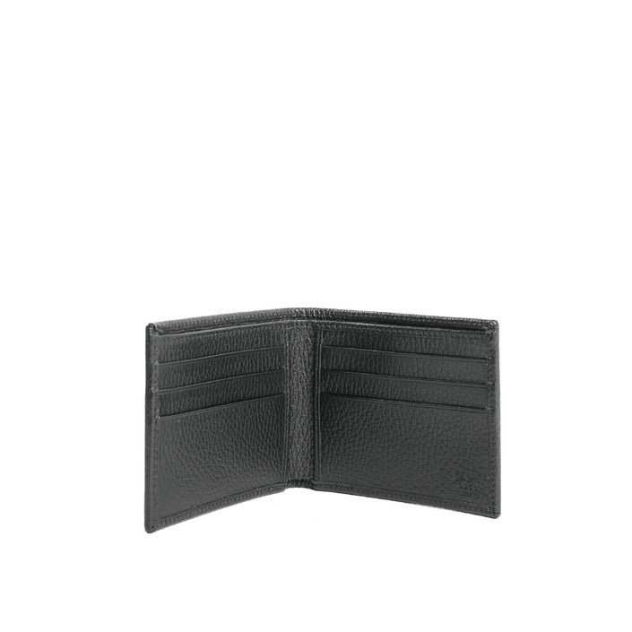 Gucci Monogram fabric and leather wallet
