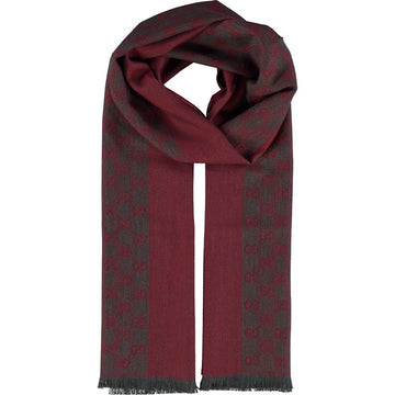 Gucci Men's Scarf 40x180 Red Black