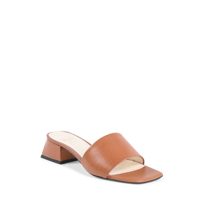 19V69 ITALIA by VERSACE Women's Sandal Tan NEPER KID TAN