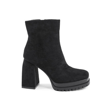 19V69 ITALIA by VERSACE Women's Ankle Boot Black NERO