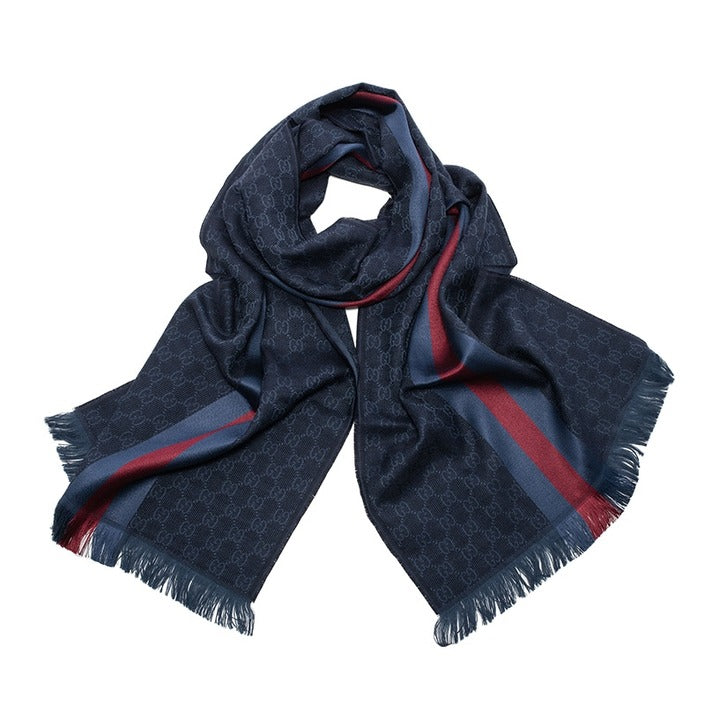 Gucci Men's Scarf 35x180 Blue