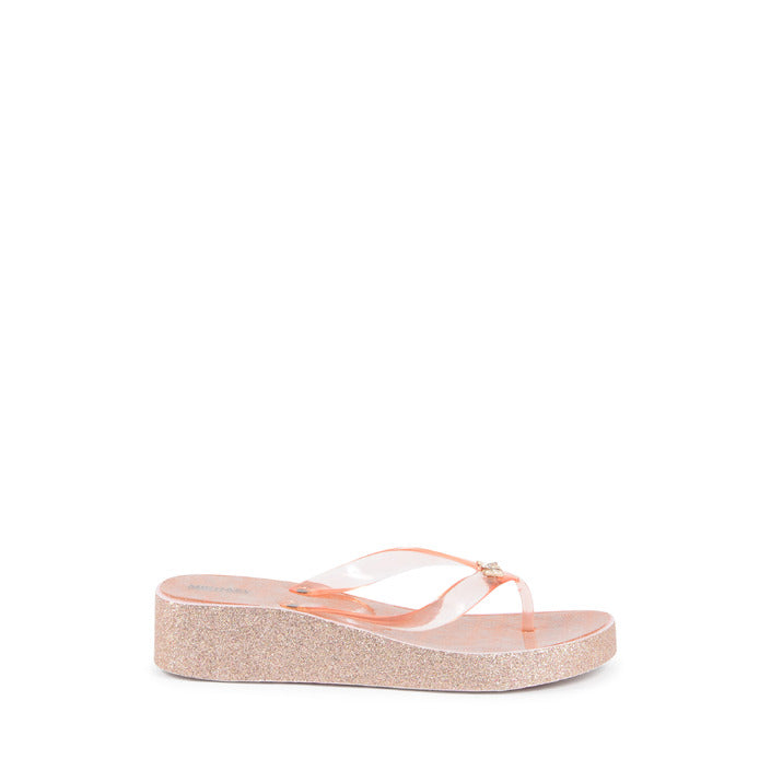 Michael Kors Girls Multicolor Flip Flop ZIA GAGE KILEY ROSE GOLD