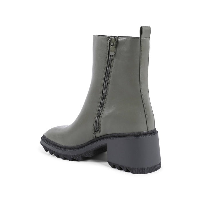 19V69 ITALIA by VERSACE Women's Ankle Boot Green MILITARY