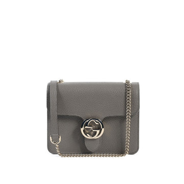 Gucci Interlocking leather bag with chain