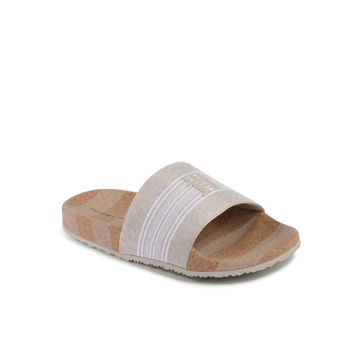 Tommy Hilfiger Womens Slide Khaki
