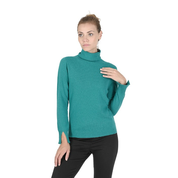 Crown of Edinburgh Cashmere Women's Turtleneck Sweater JADE