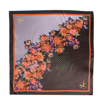 19V69 ITALIA by VERSACE Women's Foulard Multicolor FLOWER