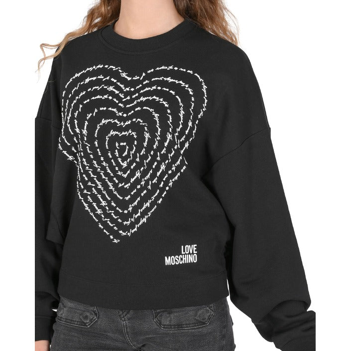 Love Moschino Women's Sweatshirt BLACK