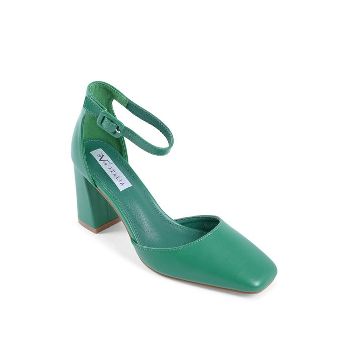 19V69 ITALIA by VERSACE Women's Ankle Strap Pump Green VERDE