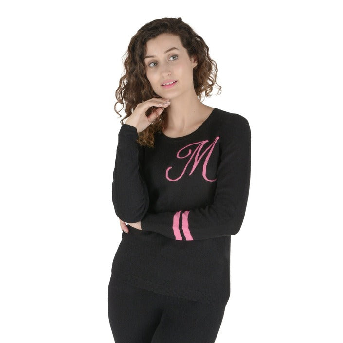Crown of Edinburgh Cashmere Crew Neck Sweater STOCKBRIDGE BLACK M