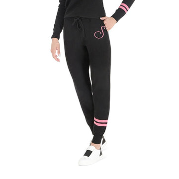 Crown of Edinburgh Cashmere Track Pants MORNINGSIDE BLACK S