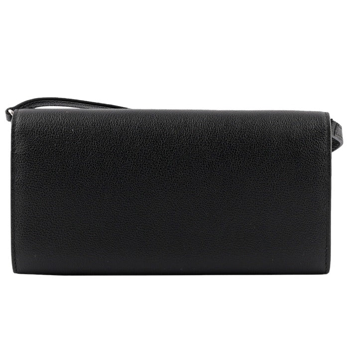 Burberry Henley Leather Crossbody Bag Purse Black