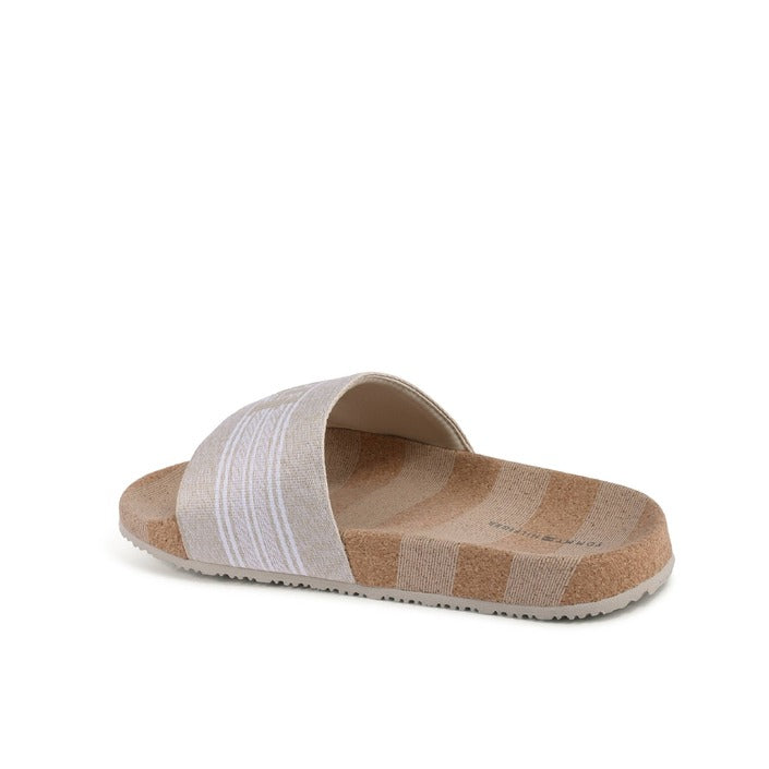 Tommy Hilfiger Womens Slide Khaki