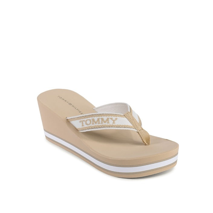 Tommy Hilfiger Womens Flip Flop Beige