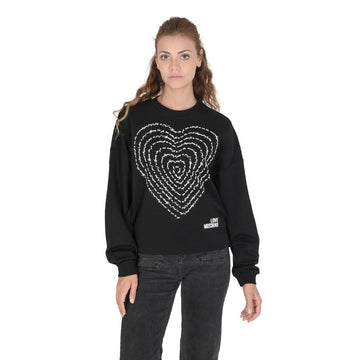 Love Moschino Women's Sweatshirt BLACK