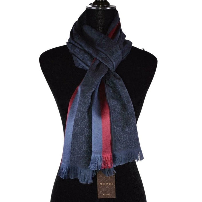 Gucci Men's Scarf 35x180 Blue
