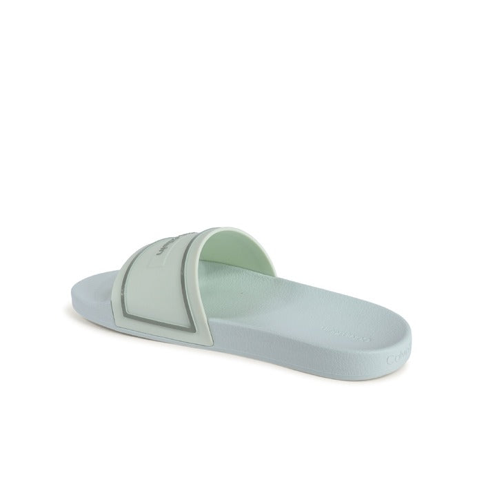 Calvin Klein Women's Slide Green