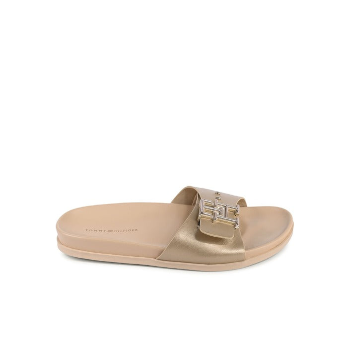 Tommy Hilfiger Womens Sandal Gold