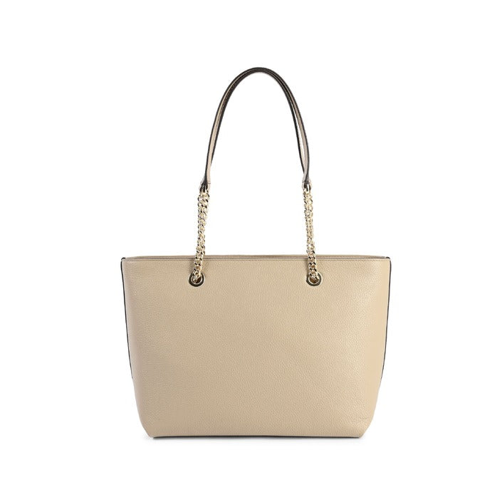 Michael Kors Medium front zip Chain Tote Bag CAMEL