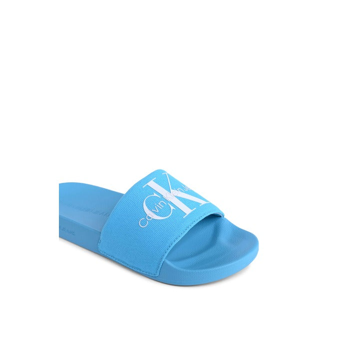 Calvin Klein Womens Slide Blue