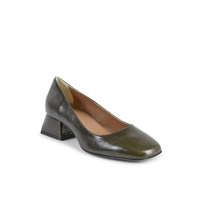 19V69 ITALIA by VERSACE Women's Heeled Ballerina SOFIA NAPLACK VERDE BOTTIGLIA