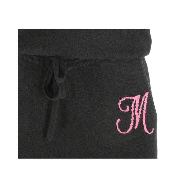 Crown of Edinburgh Cashmere Track Pants MORNINGSIDE BLACK M
