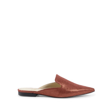 19V69 ITALIA by VERSACE Women's Slide Brown SABOT DAMITA LAB BRANDY