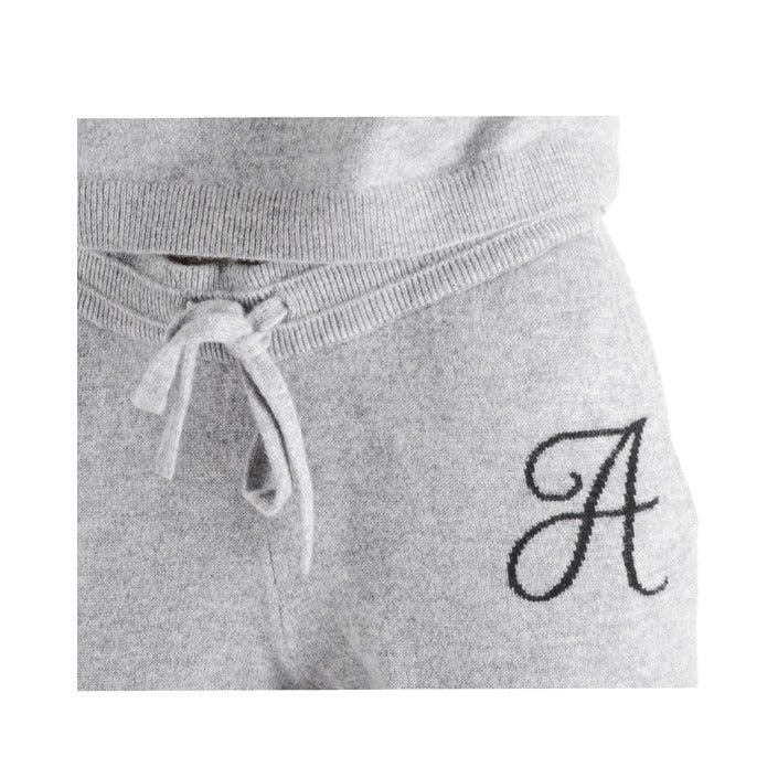 Crown of Edinburgh Cashmere Track Pants MORNINGSIDE GREY A
