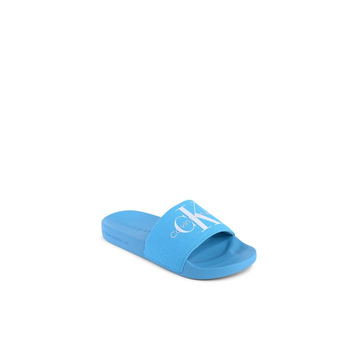 Calvin Klein Womens Slide Blue