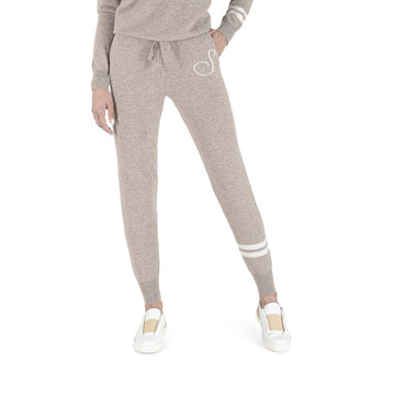 Crown of Edinburgh Cashmere Track Pants MORNINGSIDE CAMEL S