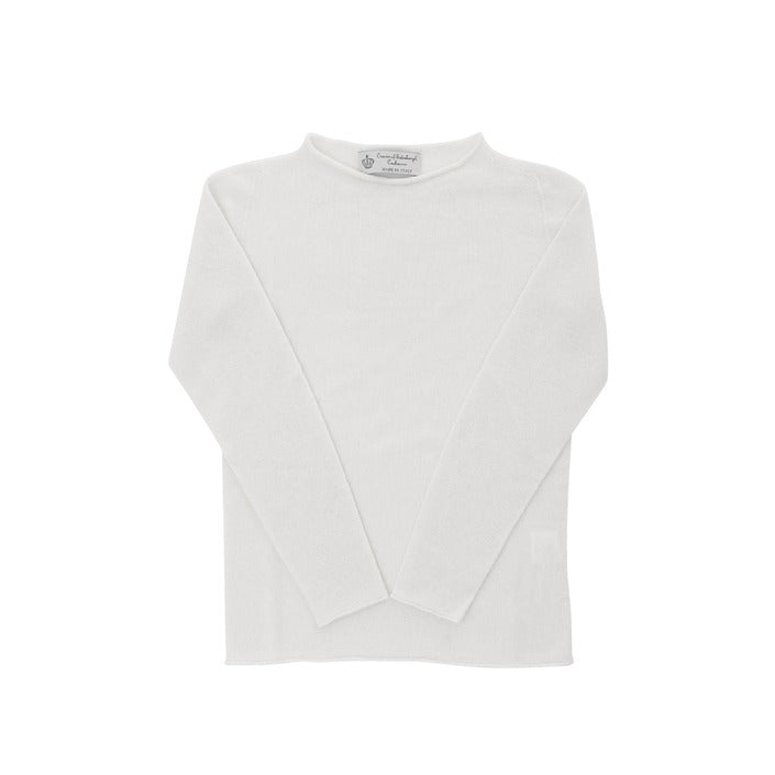 Crown of Edinburgh Cashmere Women's Boat Neck Sweater CREAM