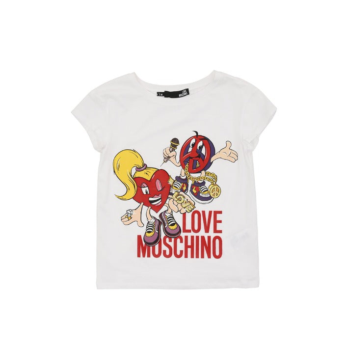 Love Moschino Women's T-Shirt OPTICAL WHITE