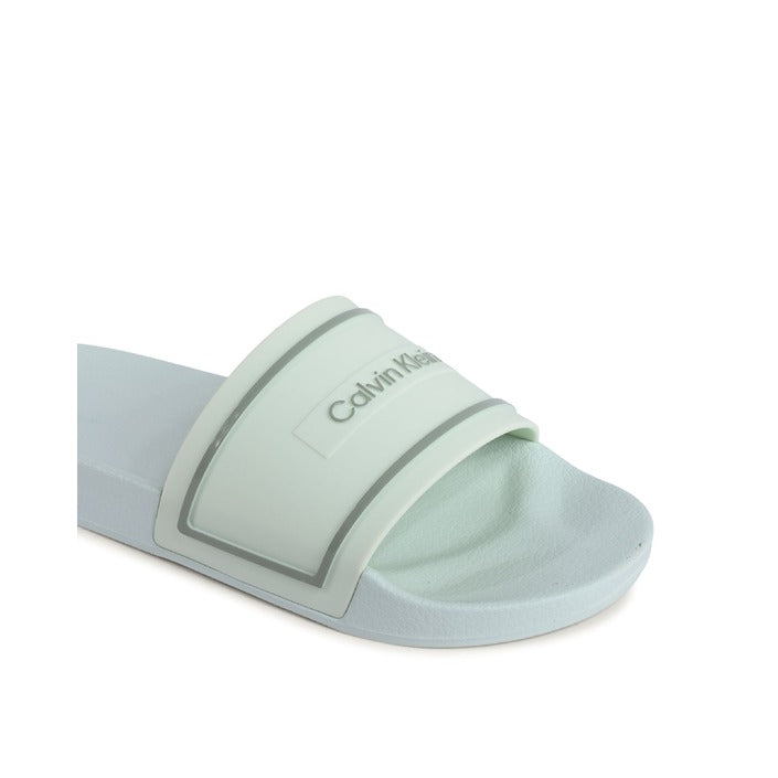 Calvin Klein Women's Slide Green