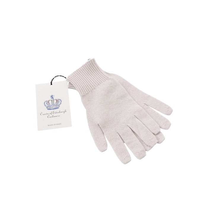 Crown of Edinburgh Cashmere Women's Short Gloves MASTICE