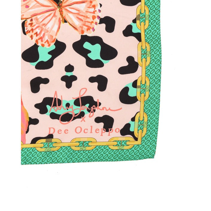 Dee Ocleppo - Dee X Ashley Longshore Green Leopard Silk Scarf
